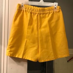 Yellow shorts